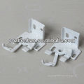 Metal curtain wall bracket or installation bracket and Ceiling clip for curtain track/rail/tube/rod-Curtain accessory